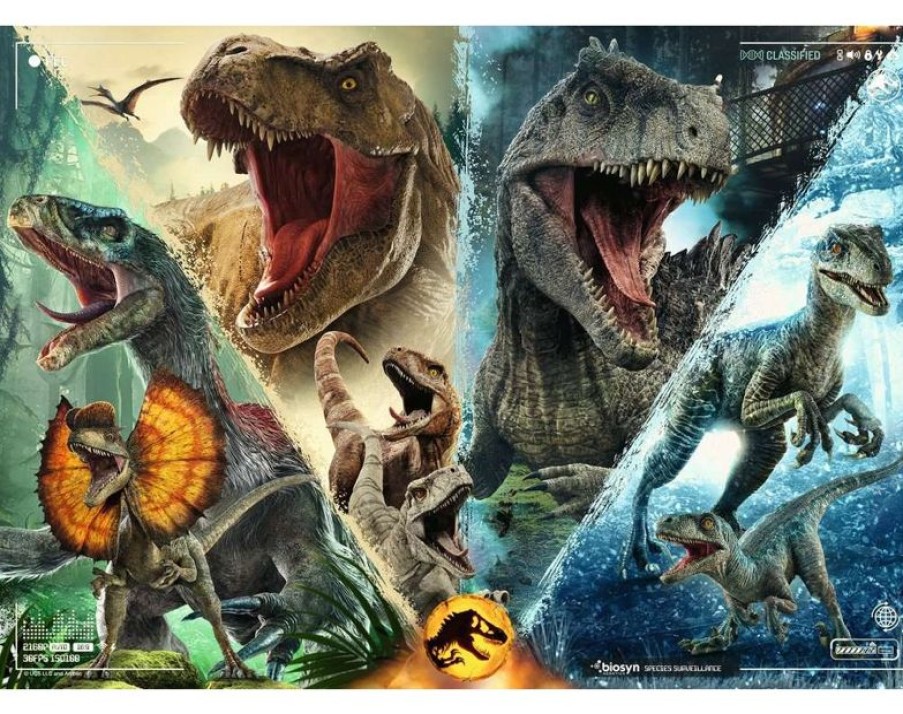 Ravensburger Puzzle Dino Jurassic World 3 100 Piezas - Ravensburger | Puzzles De 100 A 200 Piezas