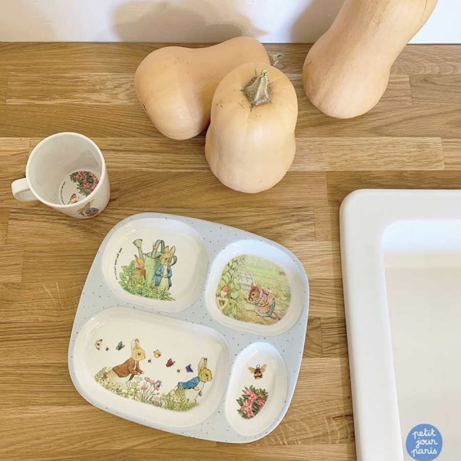 Petit Jour Bandeja De Platos Con Compartimentos Peter Rabbit - Petit Jour | Una Mesa