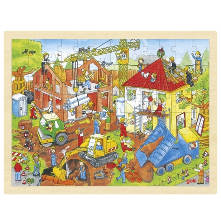 Goki Puzzle Chantier - Goki | Puzzles De 100 A 200 Piezas