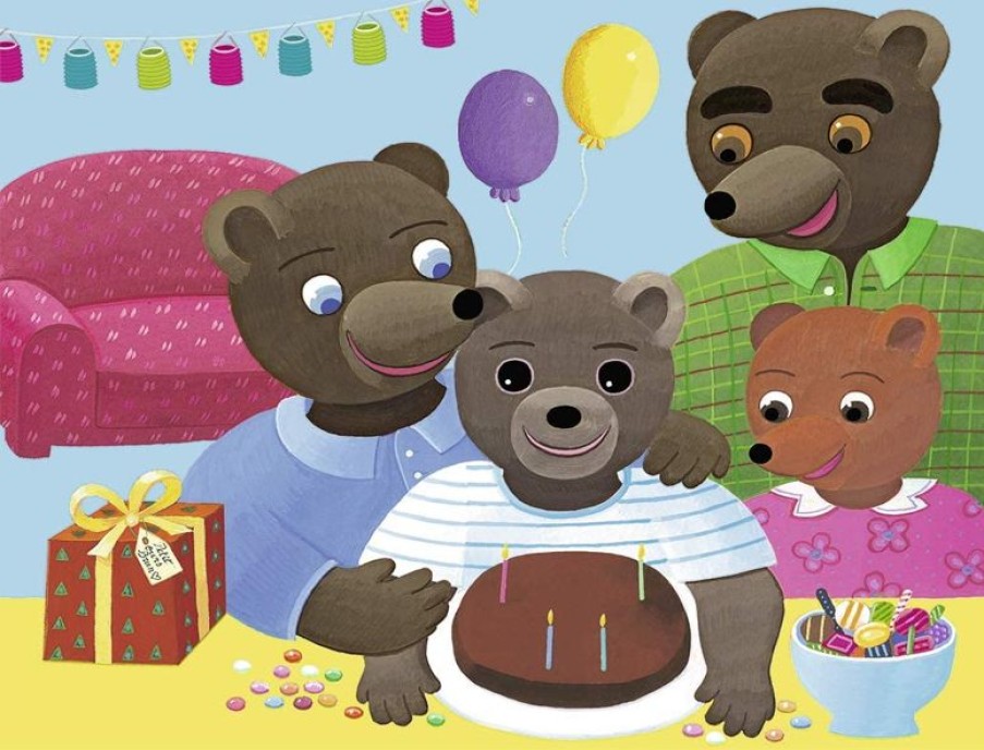 Nathan Rompecabezas De Cumpleanos Little Brown Bear 30 Piezas - Nathan | Puzzles De 20 A 48 Piezas