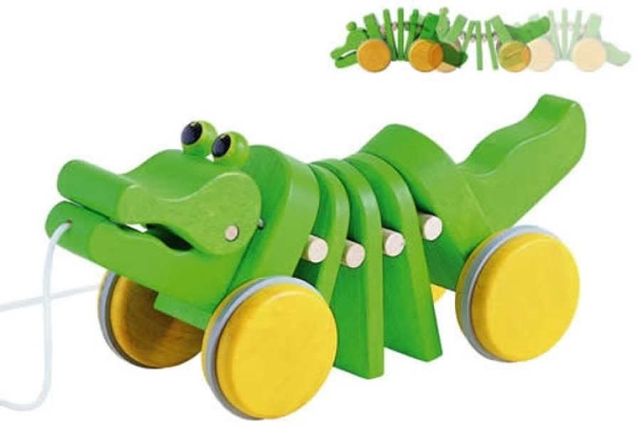 Plan Toys Cocodrilo - Plan Toys | Juguetes Que Tiran Y Empujan