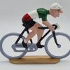 Fonderie Roger Pln Estatuilla De Ciclista Maillot De Campeon De Italia - Fonderie Roger | Ciclistas En Miniatura