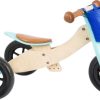 Small foot company Draisienne Tricycle 2 En 1 Maxi Turquesa - Small Foot Company | Draisiennes Y Bicicletas De Madera