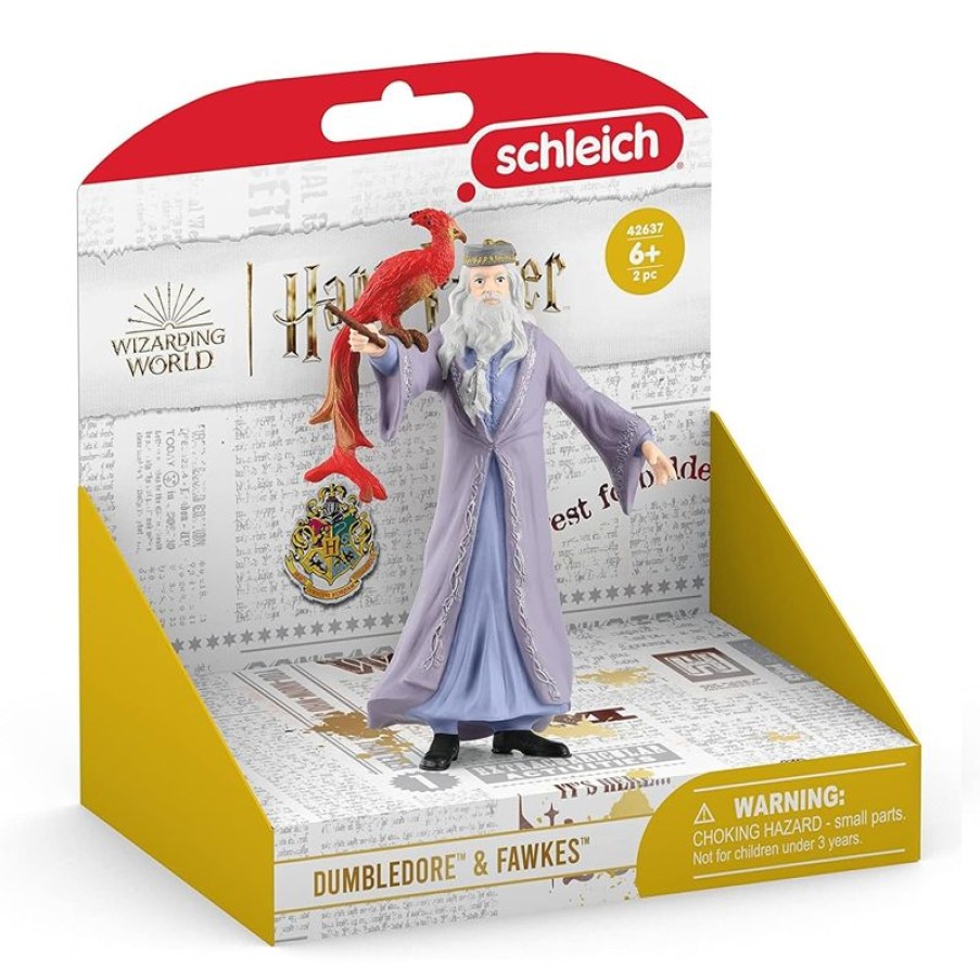 Schleich Figura De Dumbledore Y Fawkes - Schleich | Mundo De Fantasia