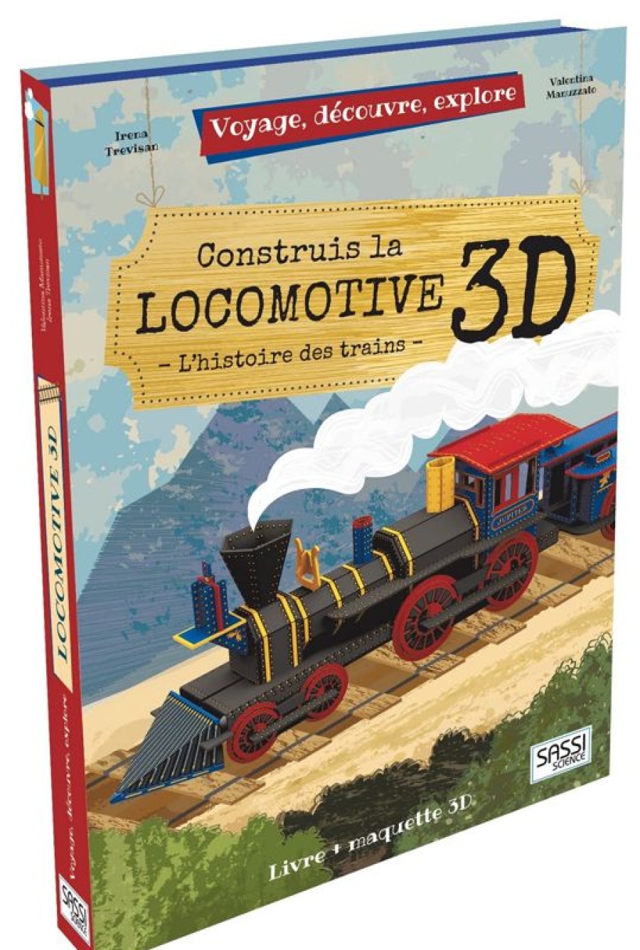 Sassi Junior Construir La Locomotora 3D - Sassi Junior | Libros