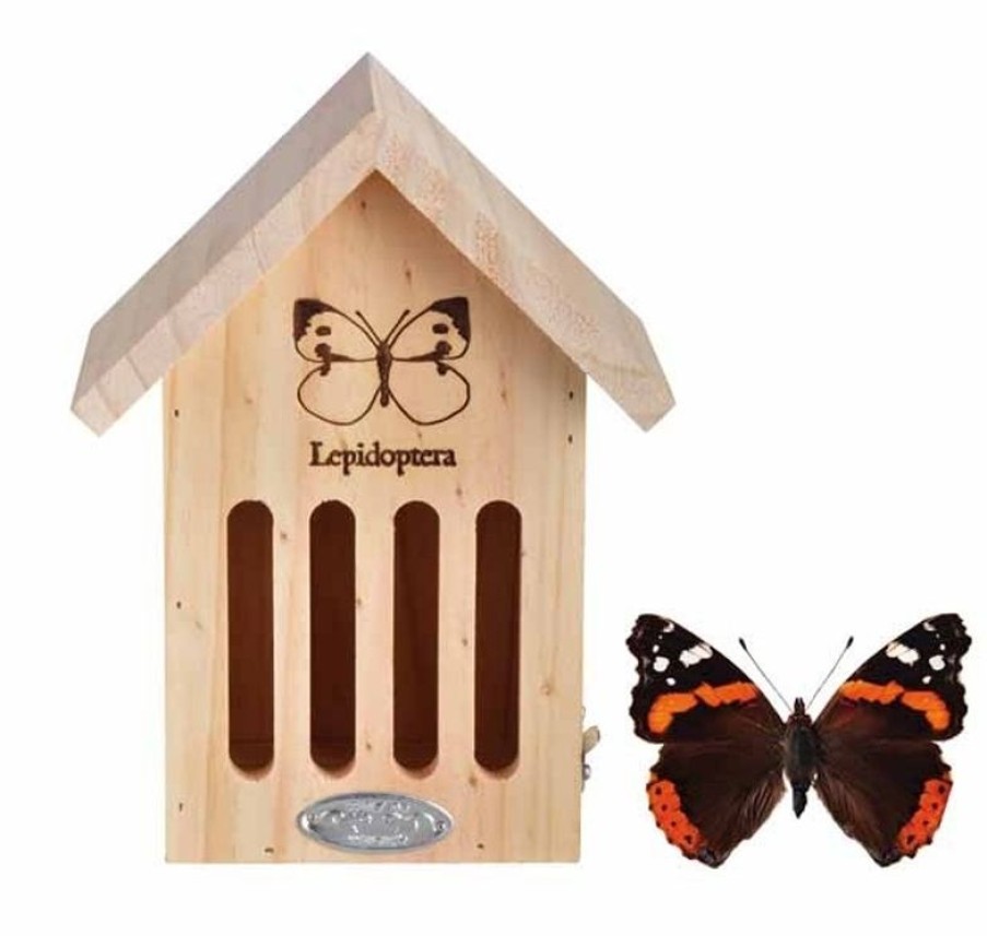 Esschert Design Caseta Refugio De Madera Para Mariposas - Esschert Design | Cajas Nido Y Comederos Para Animales