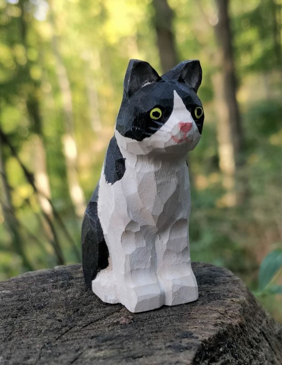 Wudimals Figura Gato En Madera - Wudimals | Perros Y Gatos