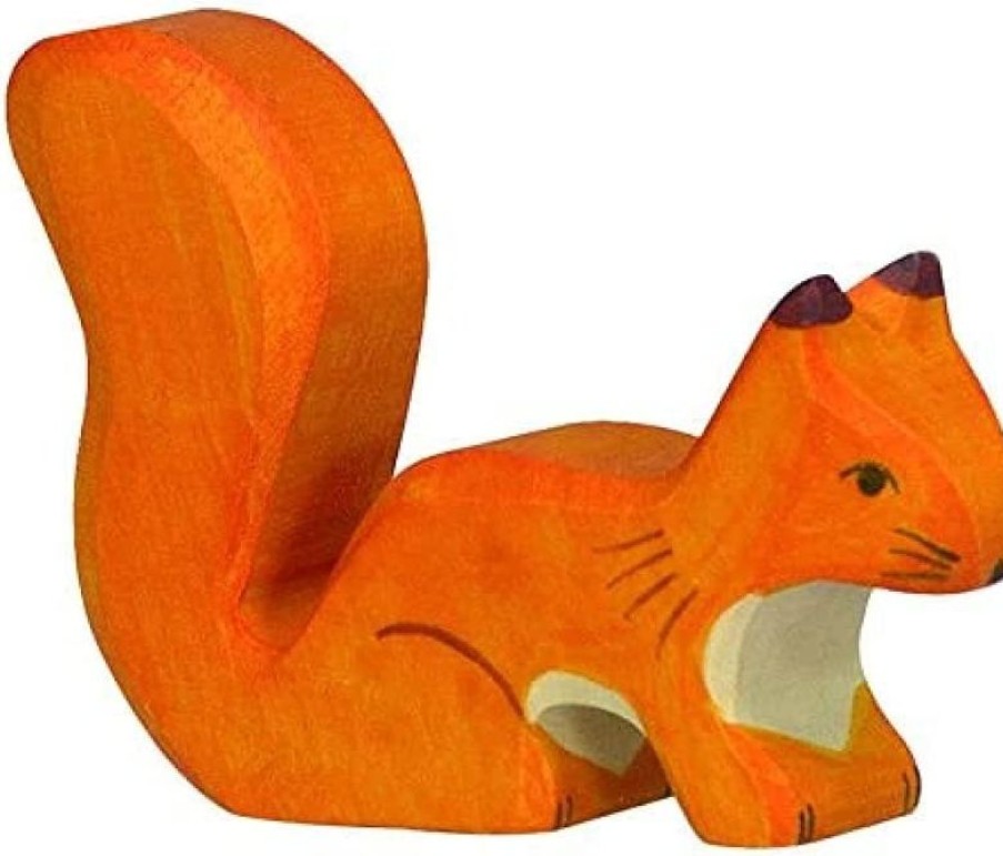 Holztiger Figura De Ardilla Roja - Holztiger | Animales Salvajes