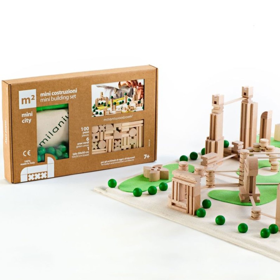 Milaniwood Conjunto De Edificios M Mini City - Milaniwood | Otros Juegos De Construccion