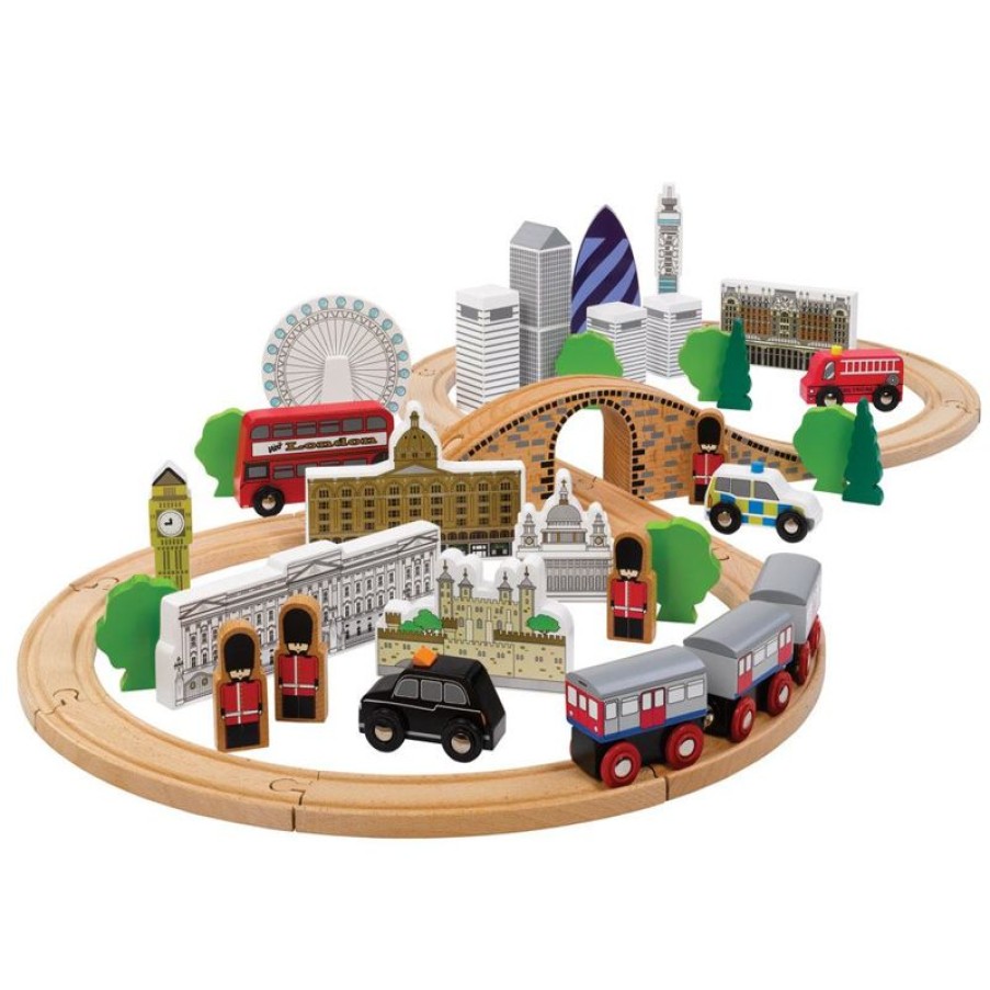 Bigjigs Toys Juego De Tren Ciudad De Londres - Bigjigs Toys | Rutas Del Tren Brio