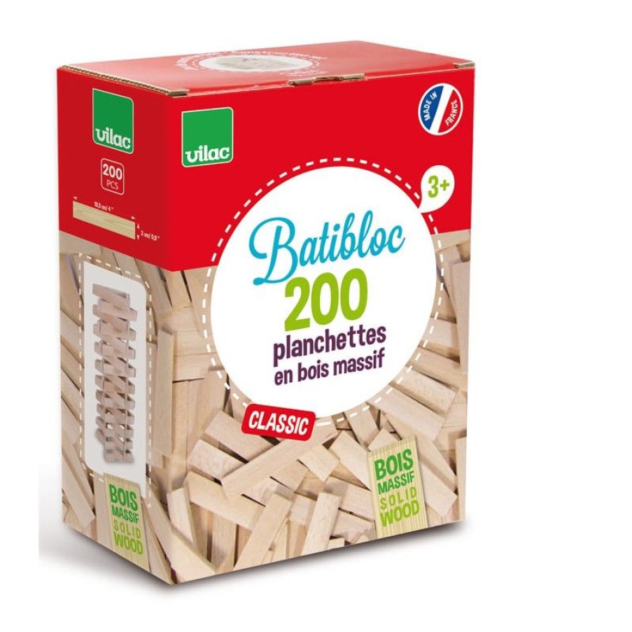 Vilac Planchetas Batibloc Classic 200 - Vilac | Tablas De Madera