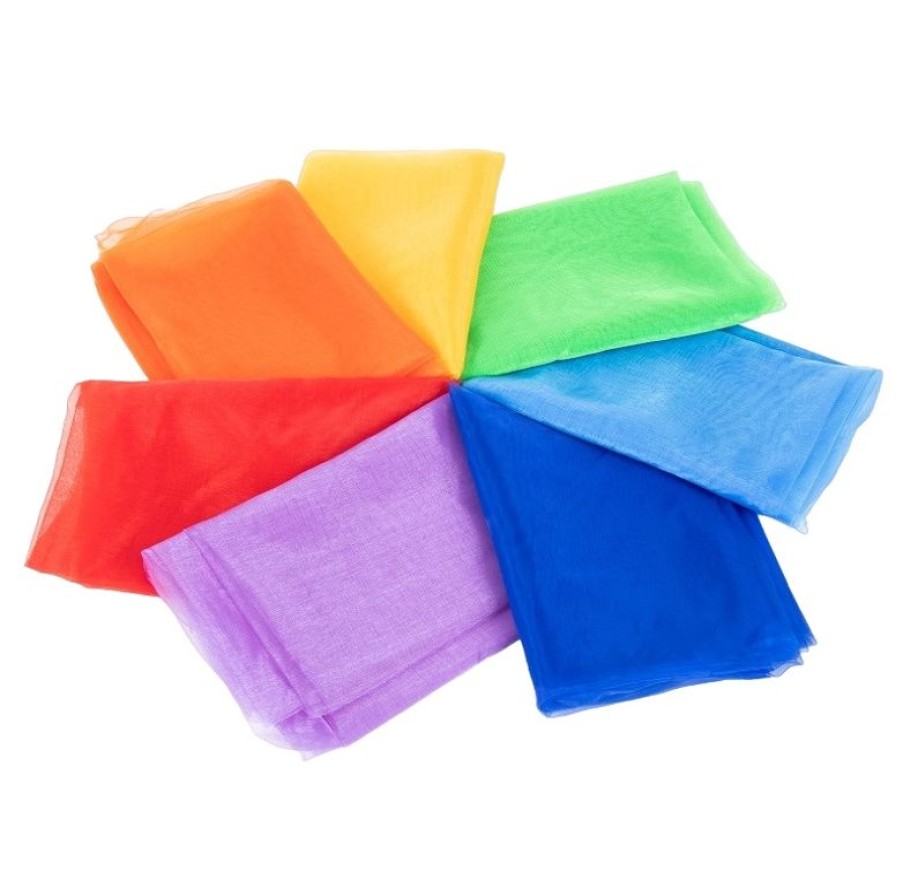 TickiT 7 Telas De Organza Arcoiris - Tickit | Diabolos Y Malabares