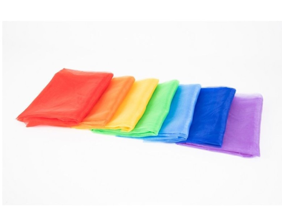 TickiT 7 Telas De Organza Arcoiris - Tickit | Diabolos Y Malabares