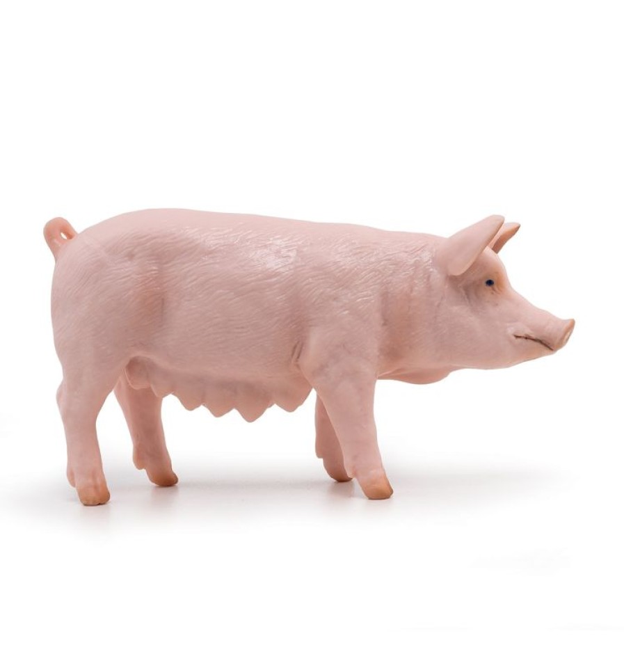 Papo Figura Rosa De Cerdo Rosa | Animales De Granja