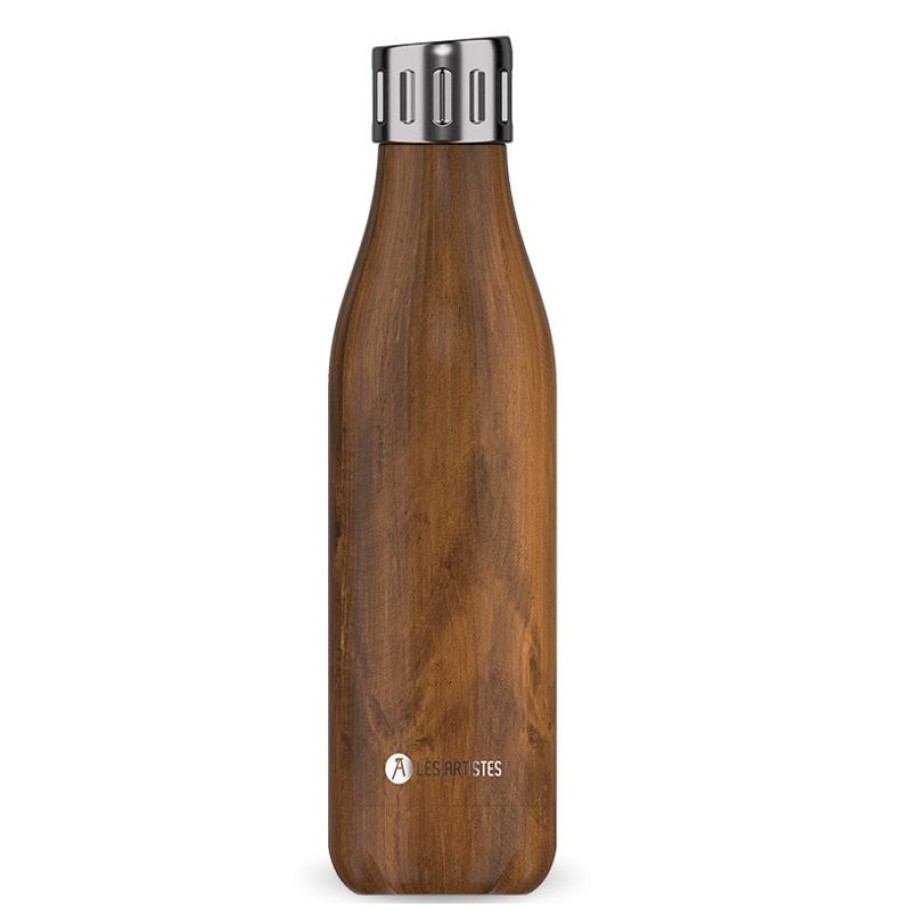 Les Artistes Paris Botella Isotermica Sport Wood 500Ml - Les Artistes Paris | Botellas Y Bolsas Isotermicas