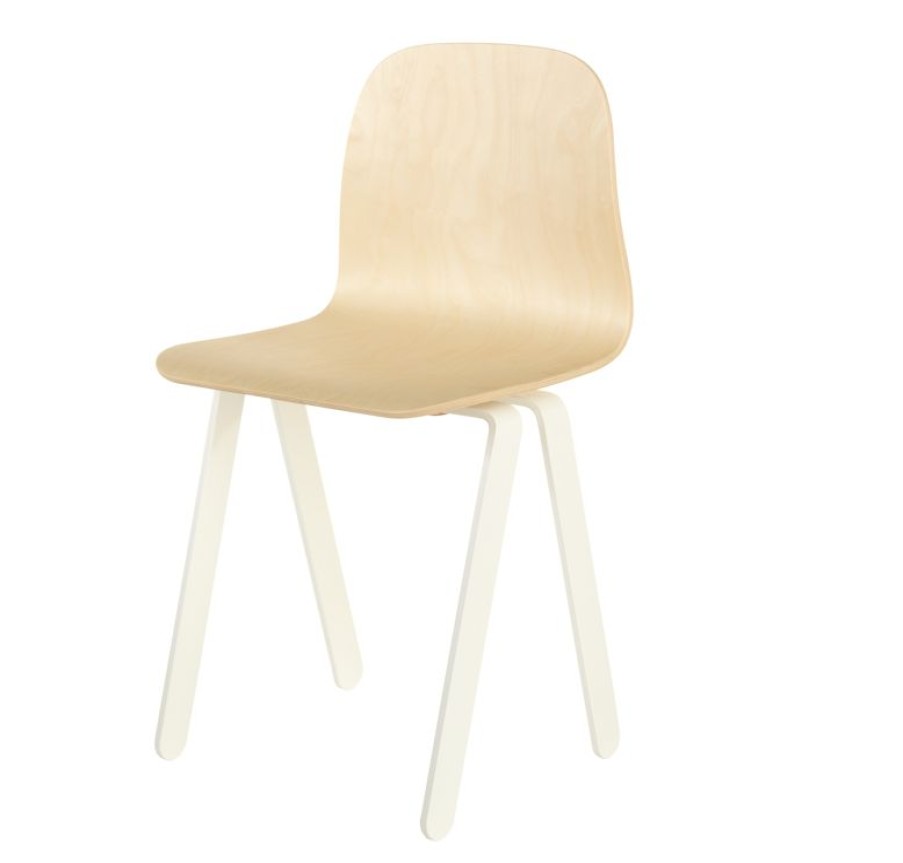 In2wood Silla Para Ninos De 6 A 10 Anos - Blanco - In2Wood | Escritorios, Mesas Y Sillas