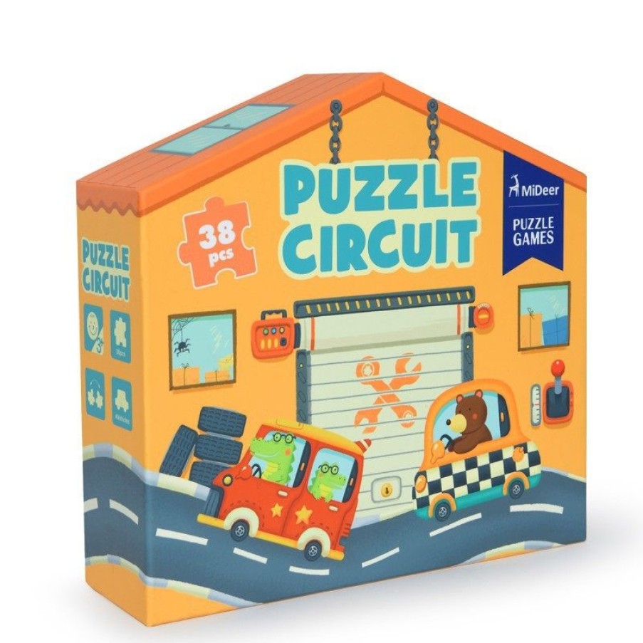 Mideer Caja De Circuito De Rompecabezas - Mideer | Puzzles De 20 A 48 Piezas