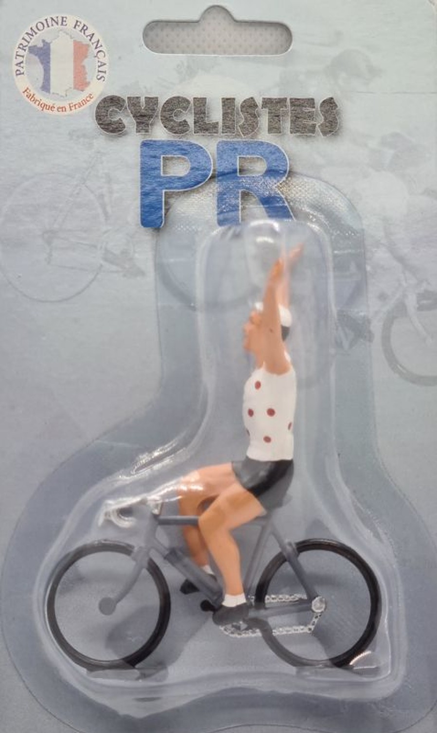 Fonderie Roger Figurita Ciclista D Ganador Maillot De Lunares - Fonderie Roger | Ciclistas En Miniatura