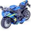 Ulysse Motocicleta En Miniatura De Friccion Azul Ulysse | Ciclistas En Miniatura