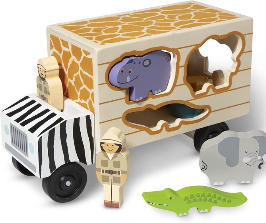 Melissa & Doug Camion De Rescate De Animales Safari - Melissa & Doug | Cajas De Forma