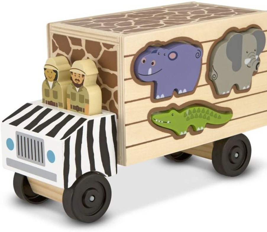 Melissa & Doug Camion De Rescate De Animales Safari - Melissa & Doug | Cajas De Forma