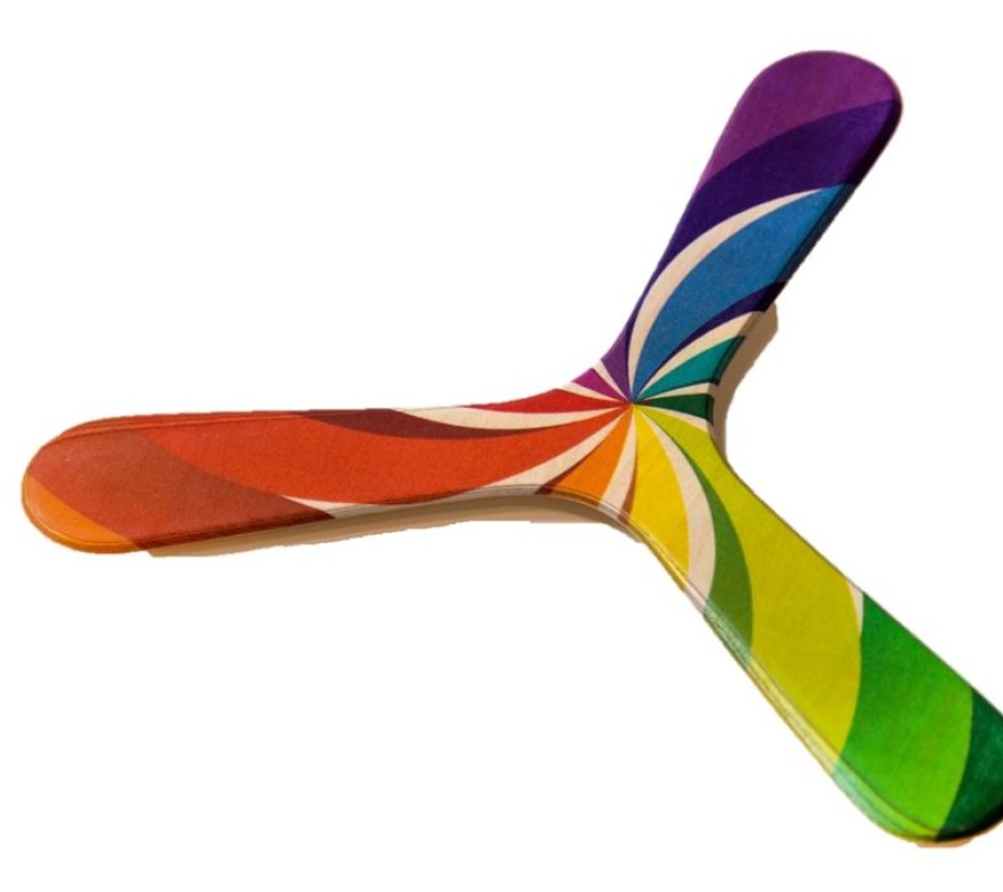 Wallaby Boomerangs Boomerang Nino Arco Iris - Wallaby Boomerangs | Cometas Y Bumeranes