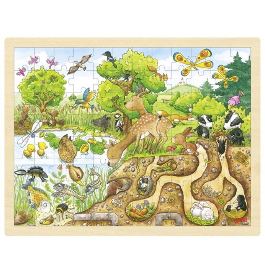 Goki Puzzle De Descubrimiento De La Naturaleza - Goki | Puzzles De 100 A 200 Piezas