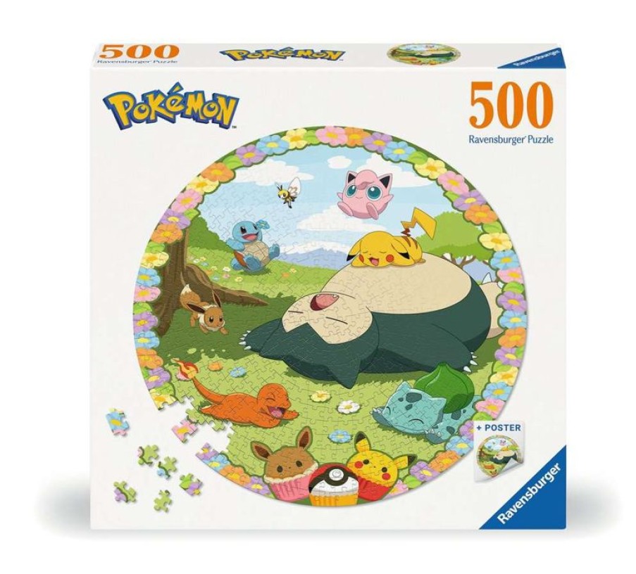 Ravensburger Puzzle Pokemon 500 Piezas - Ravensburger | Puzzles De 250 Piezas Y Mas