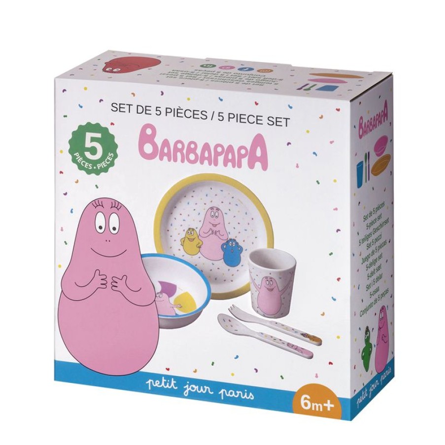 Petit Jour Barbapapa Juego De 5 Piezas - Petit Jour | Una Mesa