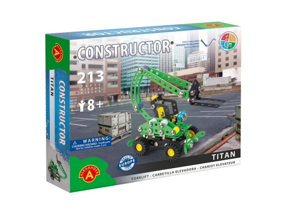 Alexander Toys Constructor Titan - Carretilla Elevadora - Alexander Toys | Constructor