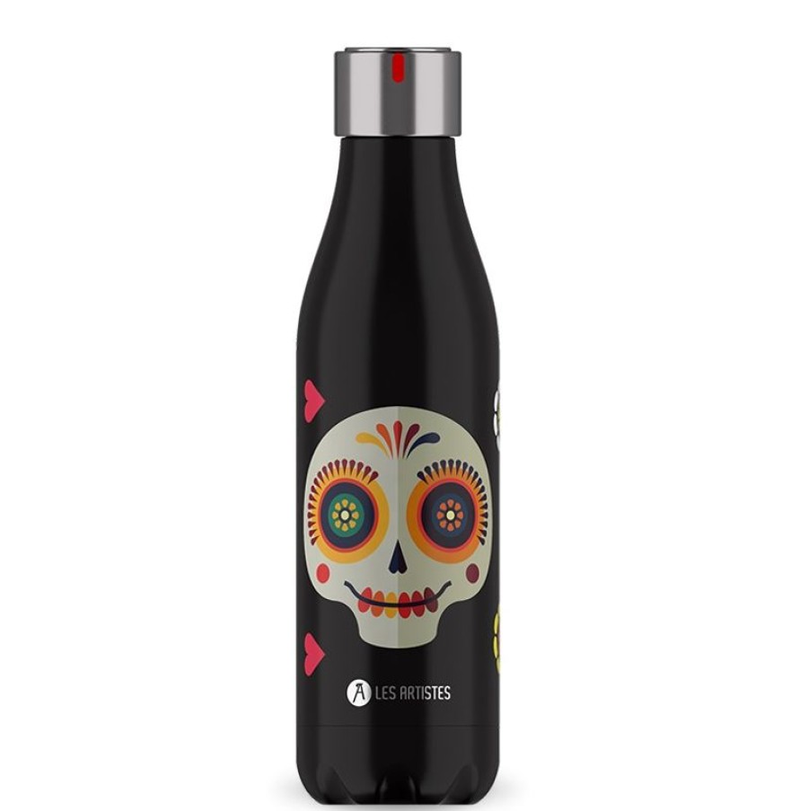 Les Artistes Paris Botella Isotermica Sugar Skull 500Ml - Les Artistes Paris | Botellas Y Bolsas Isotermicas