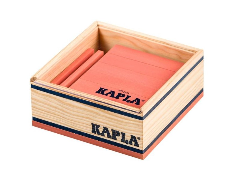 Kapla Cuadrado 40 Rosa - Kapla | Tablas De Madera