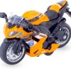 Ulysse Motocicleta En Miniatura De Friccion Naranja Ulysse | Ciclistas En Miniatura