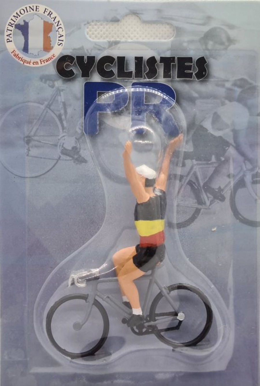 Fonderie Roger Figurita Ciclista D Ganador Del Maillot De Campeon De Belgica - Fonderie Roger | Ciclistas En Miniatura