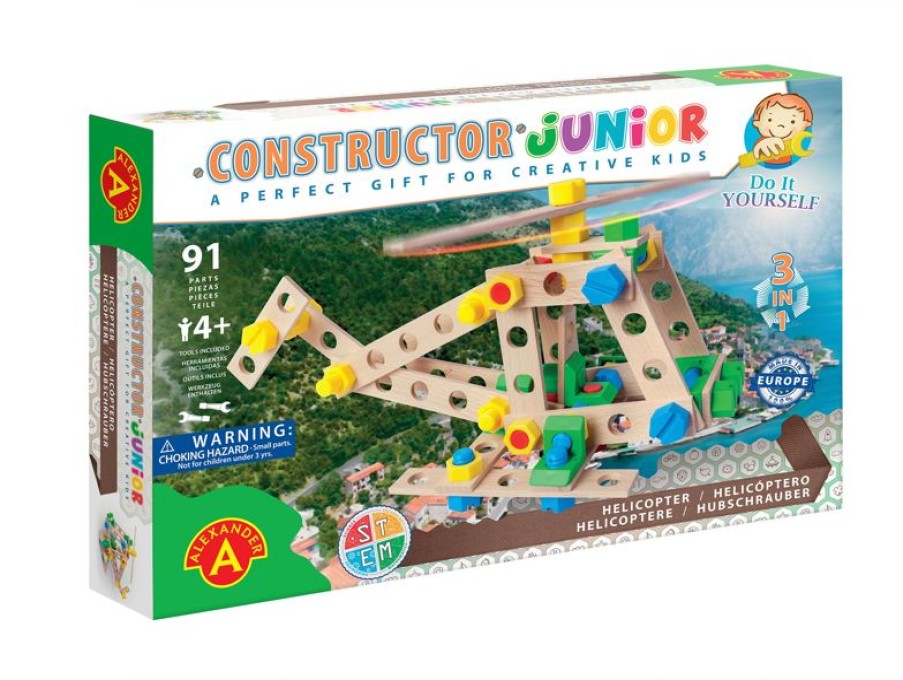 Alexander Toys Constructor Junior 3X1 - Helicoptero - Alexander Toys | Constructor