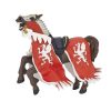 Papo Figura Caballo Del Rey Con Dragon Rojo - Papo | Caballeros