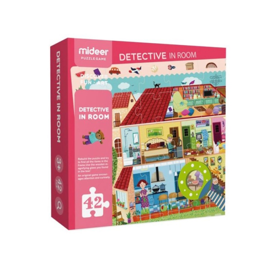 Mideer Rompecabezas Del Detective De La Casa - Mideer | Puzzles De 20 A 48 Piezas