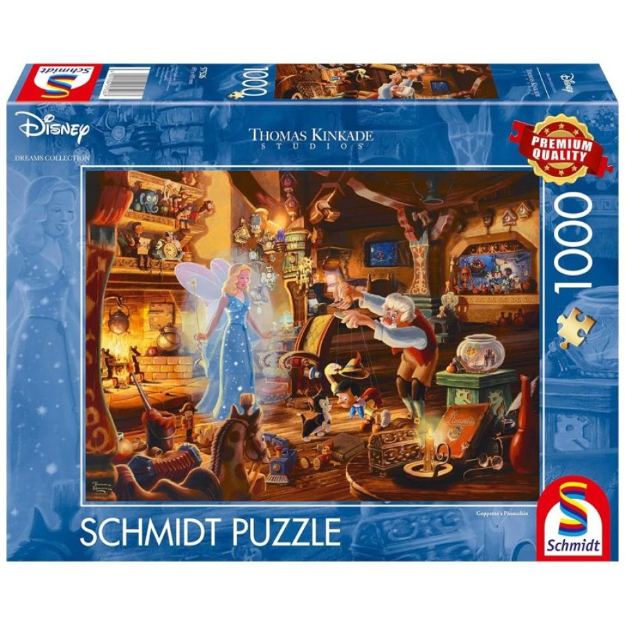 Schmidt Spiele Puzzle Pinocho Y Gepetto 1000 Piezas - Schmidt Spiele | Puzzles De 250 Piezas Y Mas