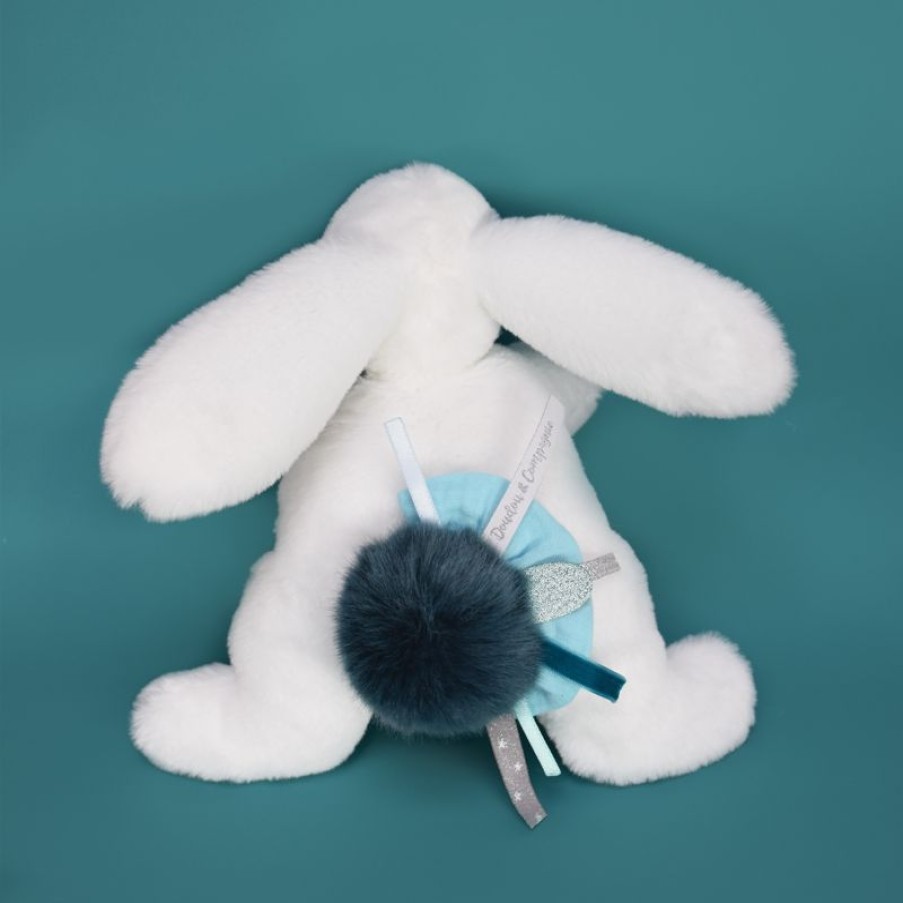 Doudou et Compagnie Happy Pop Lapin Pompon Paon - Doudou Et Compagnie | Doudous