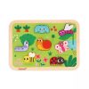 Janod Puzzle Chunky De Madera Jardin - Janod | Puzzles Para Ninos