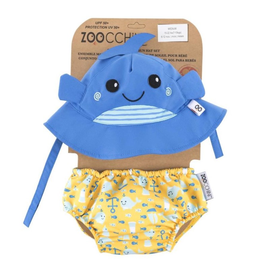 Zoocchini Maillot Y Gorra De Ballena (12-24M) - Zoocchini | Barcos, Juguetes Para El Agua Y La Playa