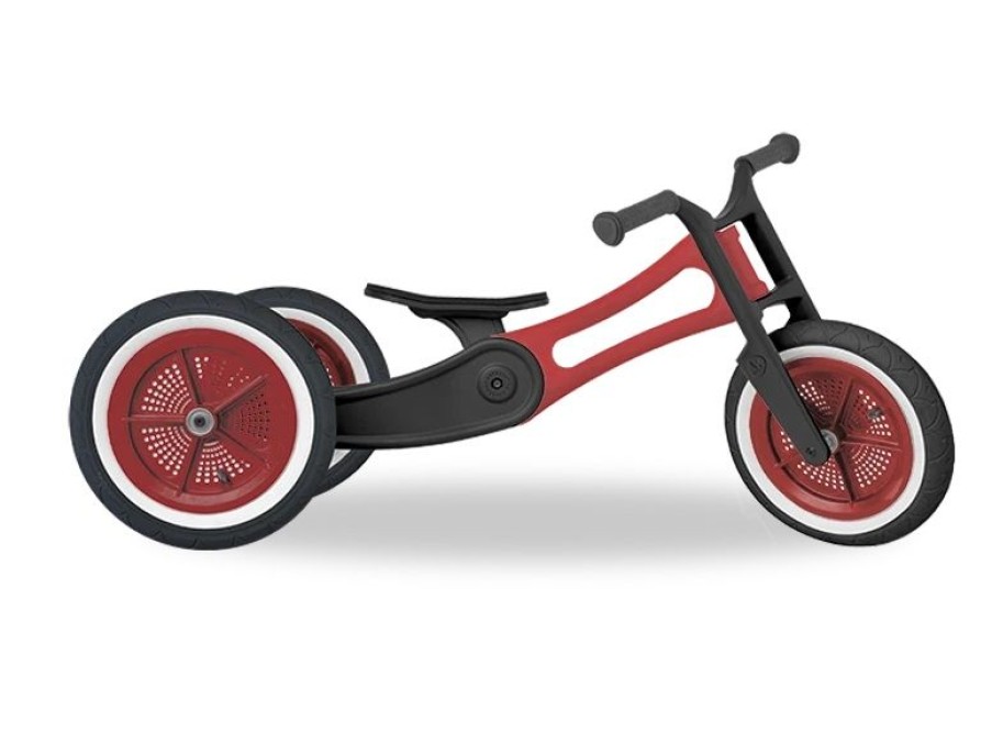 Wishbone Design Studio Patinete Wishbone Recycled Edition Rojo 3 En 1 - Wishbone Design Studio | Draisiennes Y Bicicletas De Madera