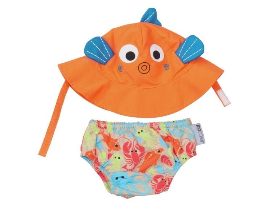 Zoocchini Maillot Y Gorro De Pez (3-6M) - Zoocchini | Barcos, Juguetes Para El Agua Y La Playa