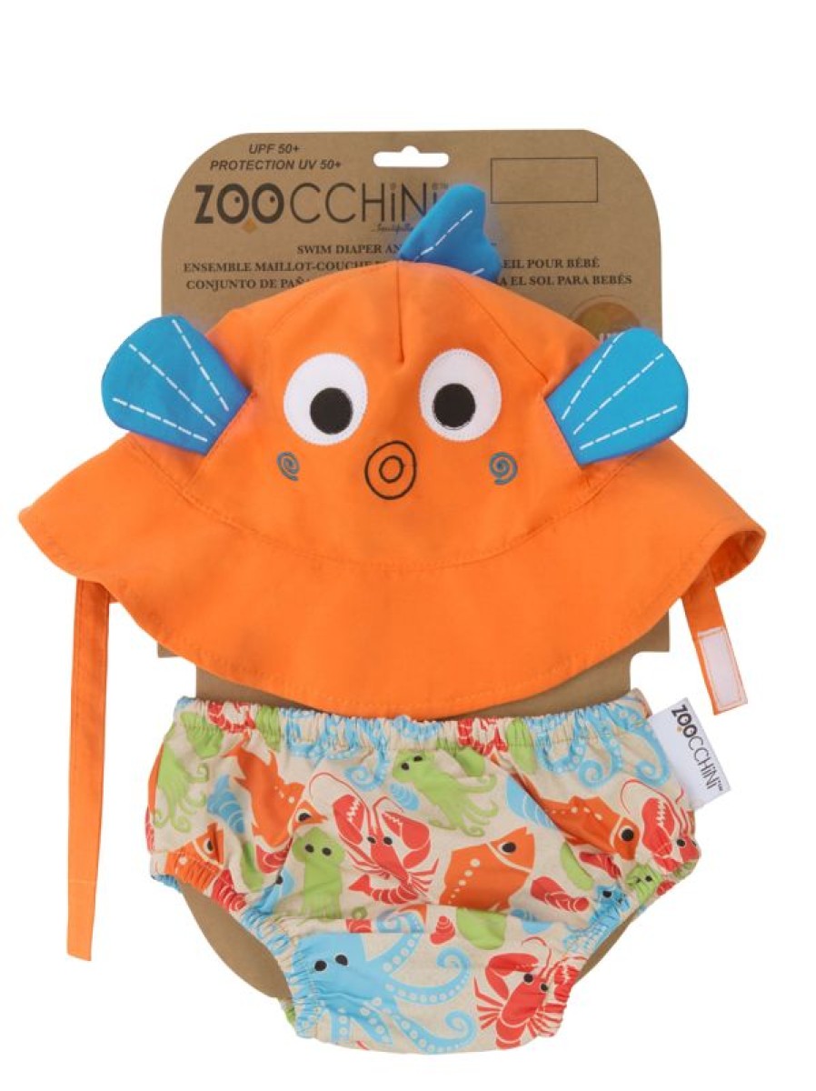 Zoocchini Maillot Y Gorro De Pez (3-6M) - Zoocchini | Barcos, Juguetes Para El Agua Y La Playa