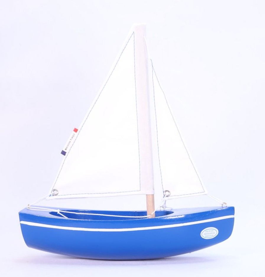 Maison Tirot Barco Sloop Azul 21Cm - Maison Tirot | Barcos, Juguetes Para El Agua Y La Playa