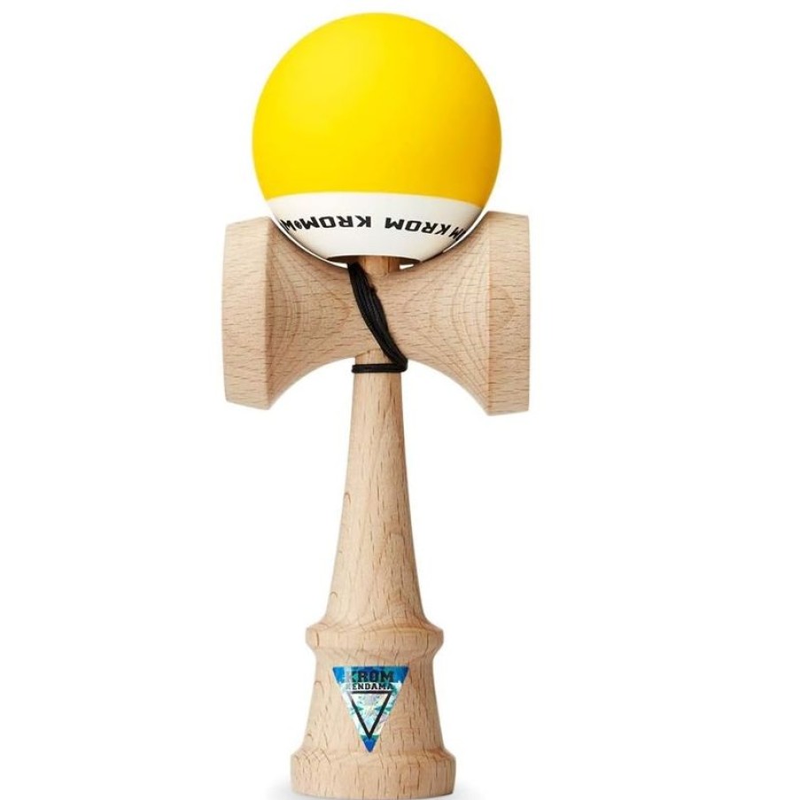 KROM Kendama Krom Kendama Pop Amarillo - Krom Kendama | Diabolos Y Malabares