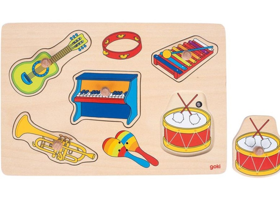 Goki Rompecabezas Sonoro De Instrumentos Musicales - Goki | Puzzles Para Ninos