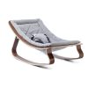 Charlie Crane Silla De Bebe Levo En Nogal - Gris - Charlie Crane | Mobiliario De Guarderia