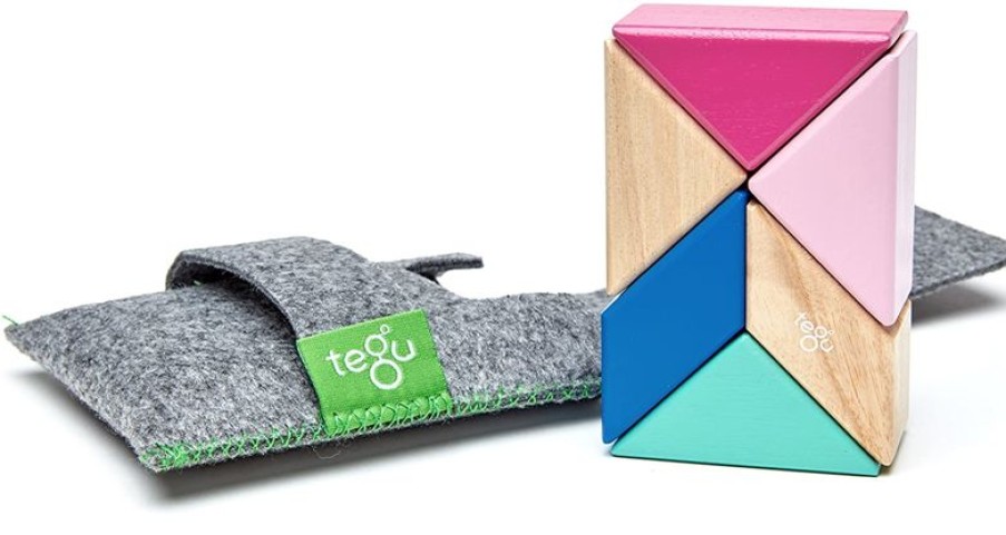 Tegu Bolsa De Bolsillo Prisma Blossom 6 Piezas - Tegu | Imanes, Libros Magneticos Y Juegos Magneticos