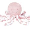 Nattou Octopus Poulpe Rose Clair-Blanc - Nattou | Doudous